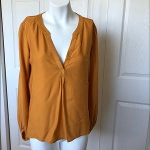 Curator V-Neck Popover Shirt Size XS